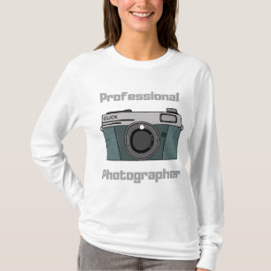 Vintage Retro Profi-Fotografen-Kamera T-Shirt