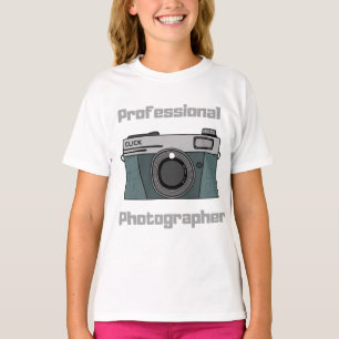 Vintage Retro Profi-Fotografen-Kamera T-Shirt