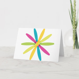 Vintage Retro Propeller Blume Flugzeugprop Design Karte