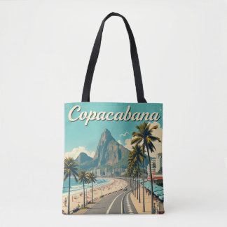 Vintage Retro-Reise - Strand von Copacabana