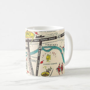 Vintage Retro Reno Nevada Tasse