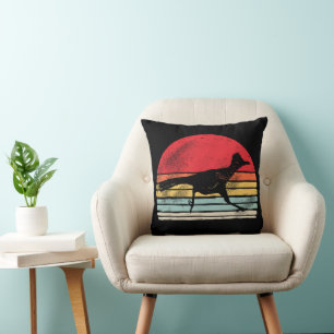 Vintage Retro Roadrunner Tierliebhaber Geschenk Kissen