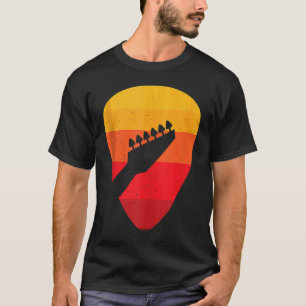 Vintage Retro Rock & Roll Musik und Gitarre T-Shirt