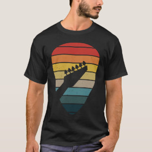 Vintage Retro Rock & Roll Musik und Gitarrenliebha T-Shirt