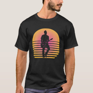 Vintage Retro Rock & Roll Musik und Gitarrenliebha T-Shirt