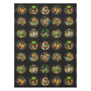 Vintage Retro Russische Märchen Fantasy Colorado Tischdecke