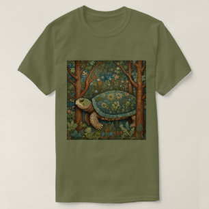 Vintage Retro-Schildkröte Boheme Boho Waldland T-Shirt