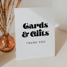 Vintage Retro-Schriftkarten & Geschenke