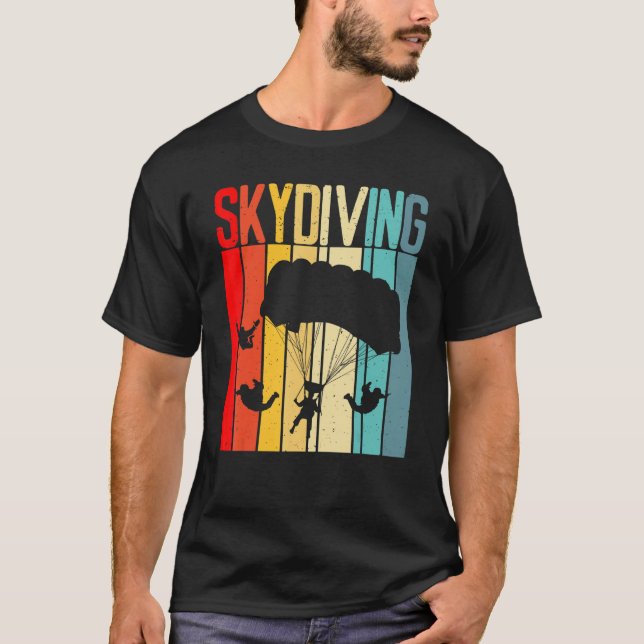 Vintage Retro Skydivers Shirt Gift For Skydiving (Vorderseite)