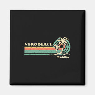 Vintage Retro Sommerurlaub Florida Vero Beach M Magnet