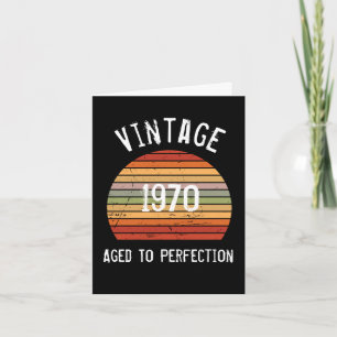 Vintage Retro-Sonnen-Geburtstagskarte, perfekt gea