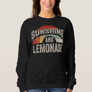 Vintage Retro Sonnenschein und Limonade Sommer 8 Sweatshirt