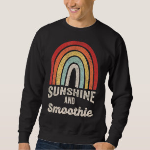 Vintage Retro Sonnenschein und Smoothie Sommer 2 Sweatshirt