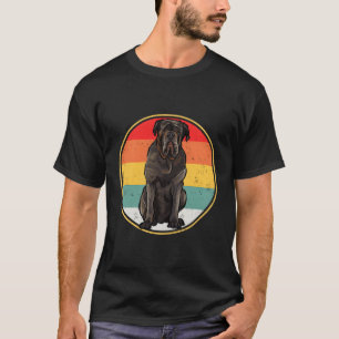 Vintage Retro Sonnenuntergang Neapolitanischer Mas T-Shirt