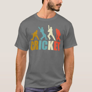 Vintage Retro Stil Cricket T-Shirt
