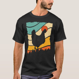 Vintage Retro Stil großartiges Wildtier Huhn T-Shirt