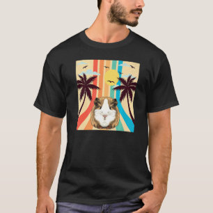 Vintage Retro-Stil Sommeruntergang Tier Nagetier G T-Shirt