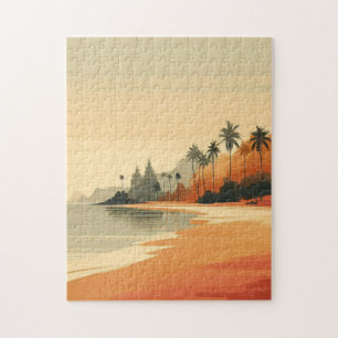 Vintage/Retro Strand/Tropisch Puzzle