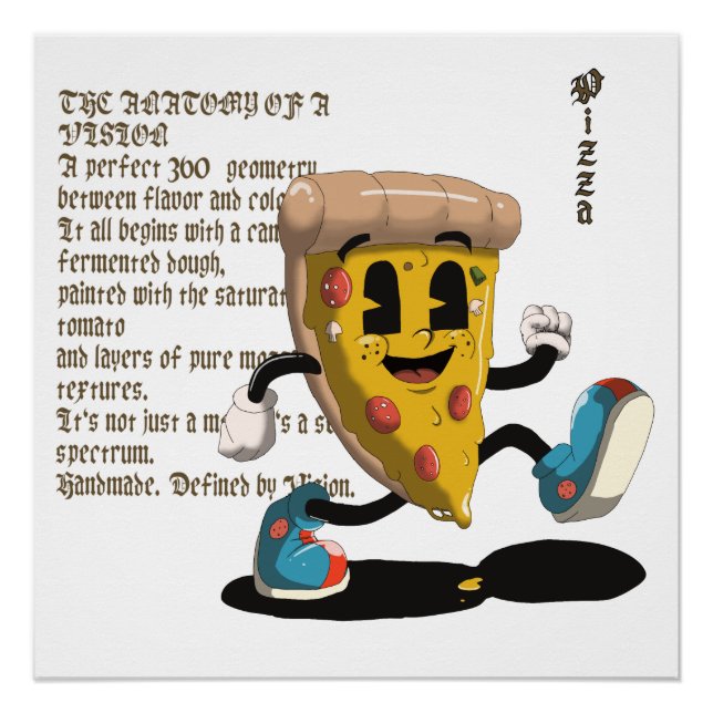 Vintage / Retro Style Poster (Vorderseite)