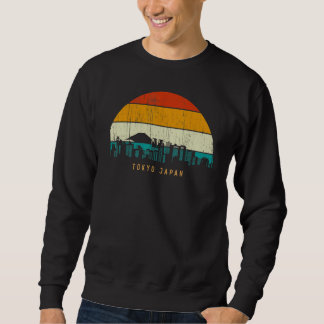 Vintage Retro Style skyline cityscape Capital of J Sweatshirt