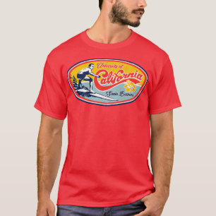 Vintage Retro Surf Design-Grafik im UCSB-Stil T-Shirt