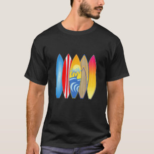 Vintage Retro-Surfbretter T-Shirt