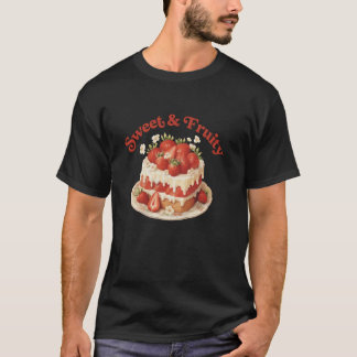 Vintage Retro Süß und fruchtig Lesben Schwule LGBT T-Shirt