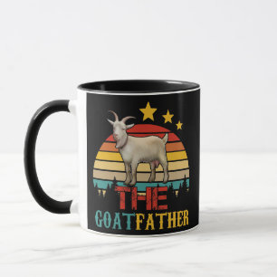 Vintage Retro The Goatfather Funny Goat Lover Tasse