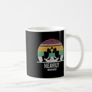 Vintage Retro Tiefsinnig Lustige Meditation A Kaffeetasse