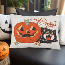 Vintage Retro Trick or Treat Halloween