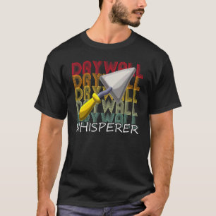 Vintage Retro Trockenbau Flüsterer Trockenbauer Tr T-Shirt