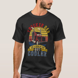 Vintage Retro Trucker Dad Definition Kühler Stolz T-Shirt