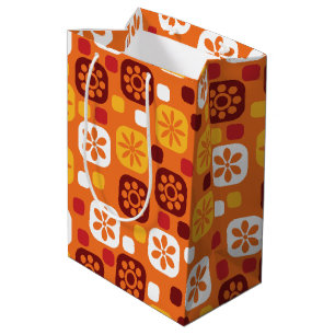 Vintage Retro- und Mod-60er-Geschenktasche TiT Mittlere Geschenktüte