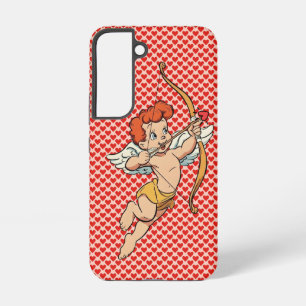 Vintage/Retro-Valentinstag-Cupid Samsung Galaxy Hülle