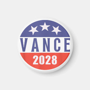 Vintage Retro Vance 2028 für die Präsidentschaftsw Magnet