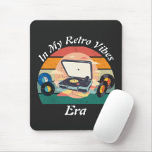 vintage Retro-Vinyl-Mauspad
