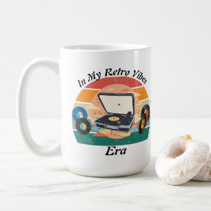 Vintage Retro Vinyl Tasse