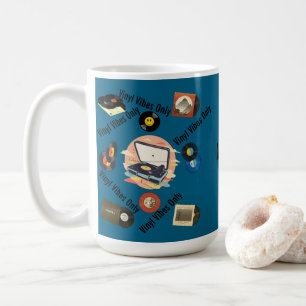 Vintage-Retro-Vinyl-Tasse Kaffeetasse