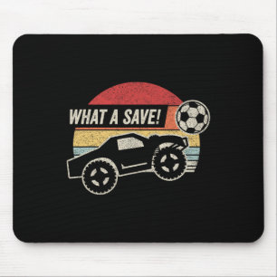 Vintage Retro Was für ein Save! Rakete Rc Fußball Mousepad