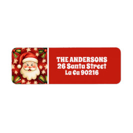 Vintage Retro Weihnachtsmann