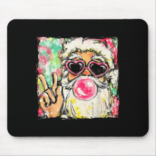 Vintage Retro Weihnachtsmann Bubble Gum Nk Sungles Mousepad