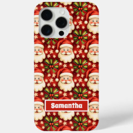 Vintage Retro Weihnachtsmann Case-Mate iPhone Hülle