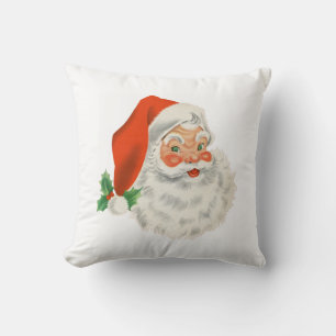 Vintage Retro Weihnachtsmann Kissen