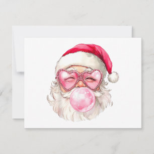 Vintage Retro Weihnachtsmann Weihnachten Bubble Gu