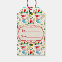 Vintage Retro-Weihnachtsstrümpfe