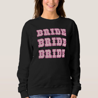 Vintage Retro Western Braut Rodeo Cowgirl Junggese Sweatshirt