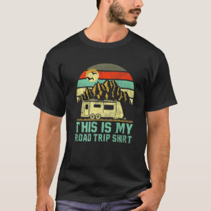 Vintage Retro-Wohnmobil-Camper Dies Ist Mein Roadt T-Shirt