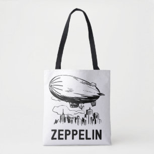 Vintage Retro Zeppelin - Luftschiff Skizze