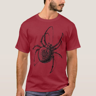 Vintage Retrospinne wissenschaftliche Illustration T-Shirt