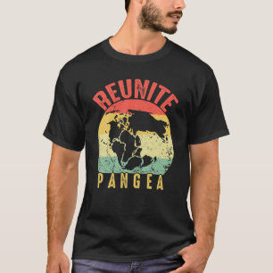 Vintage Reunite Pangea Lustiger Tag der Erde Geolo T-Shirt